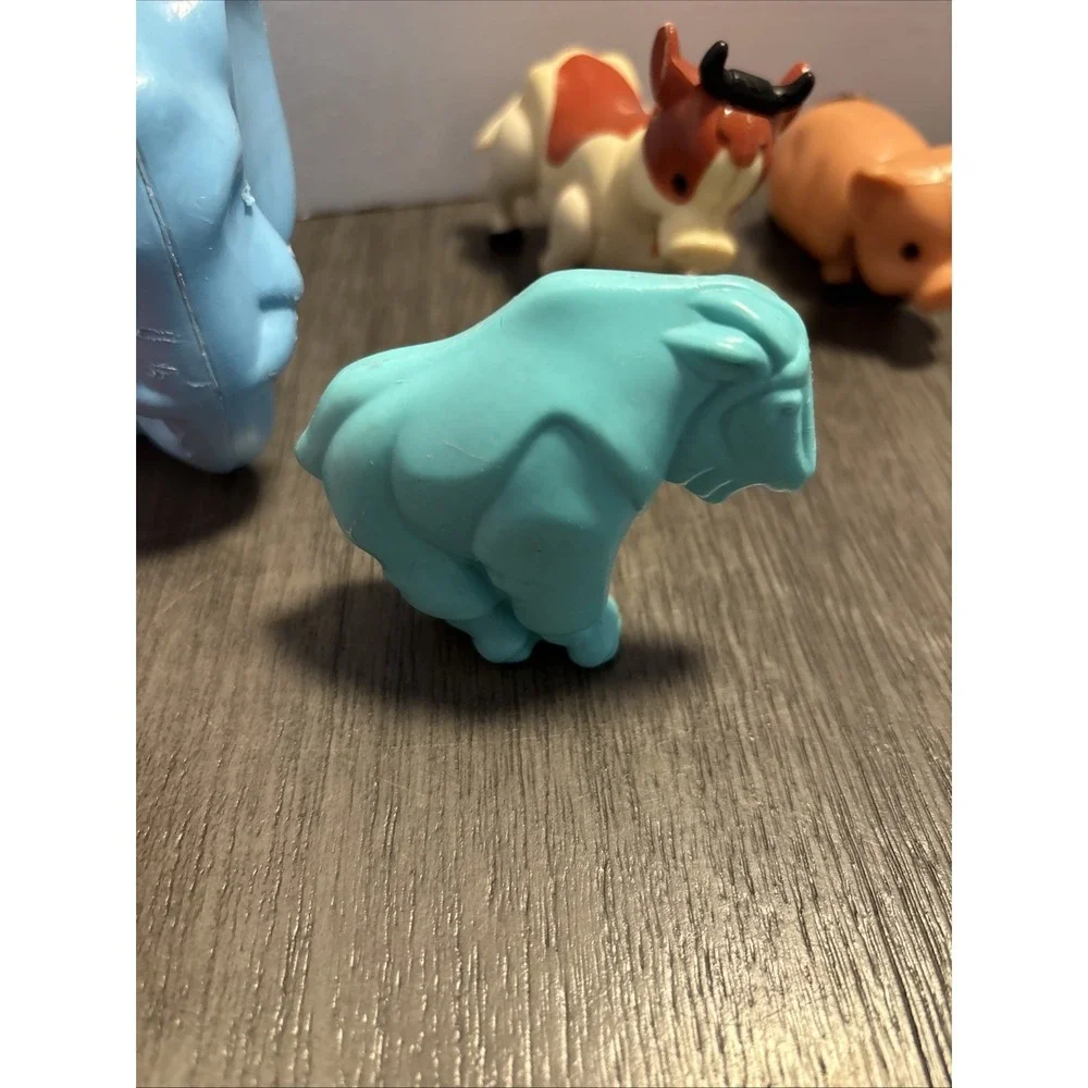 Fisher-Price Little People Zoo Farm Animals Lot of 6 Vtg 1970-80s Toys Hong Kong